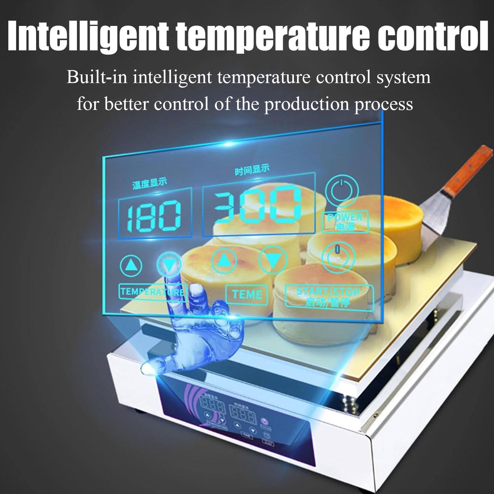 Amazon | パンケーキ スフレ マシン、業務用スフレ マシン、ミニ パン