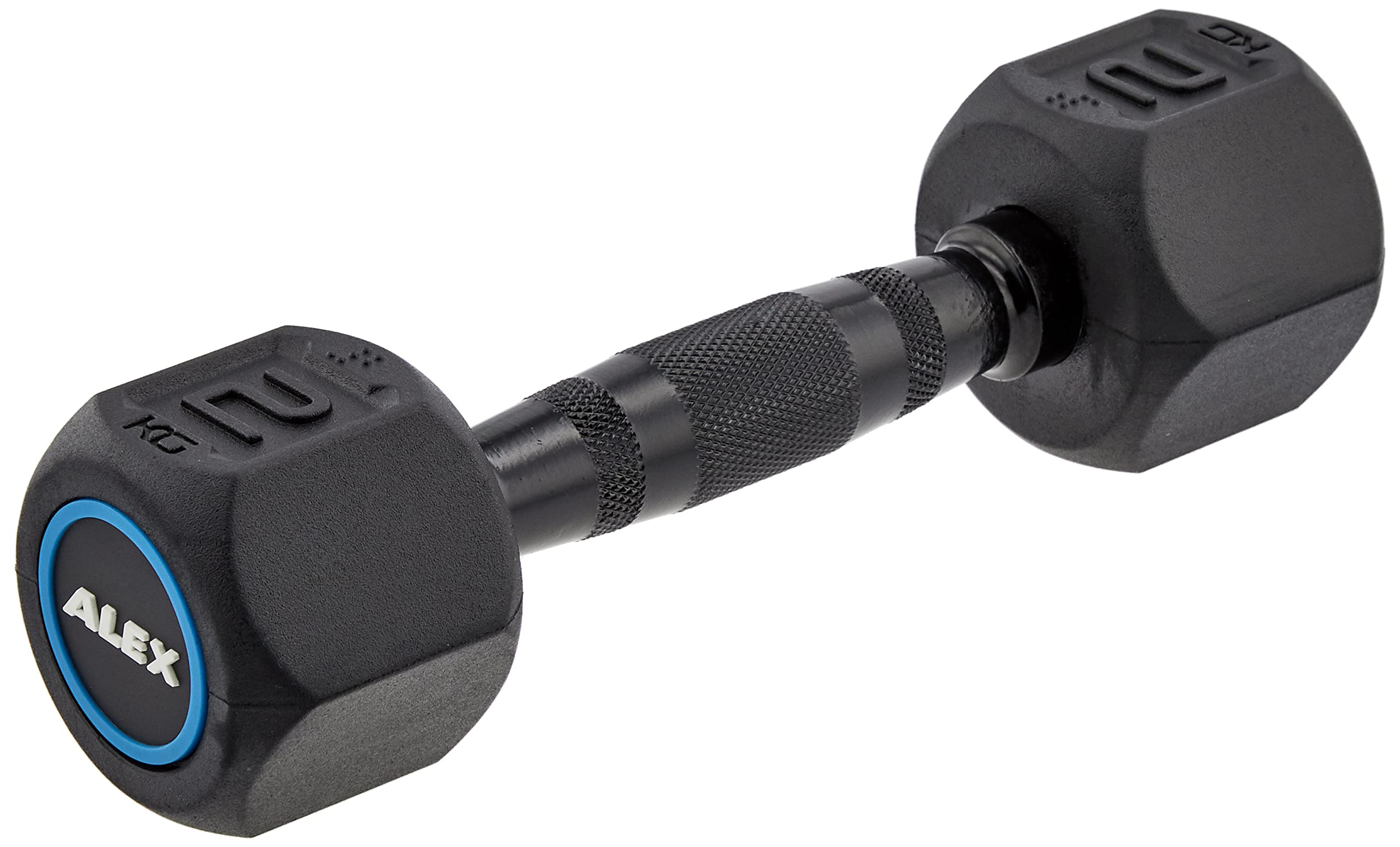 Amazon | ALEX アレックス ラバーHEXダンベル 2kg DB-HRD-BL-2K | Alex