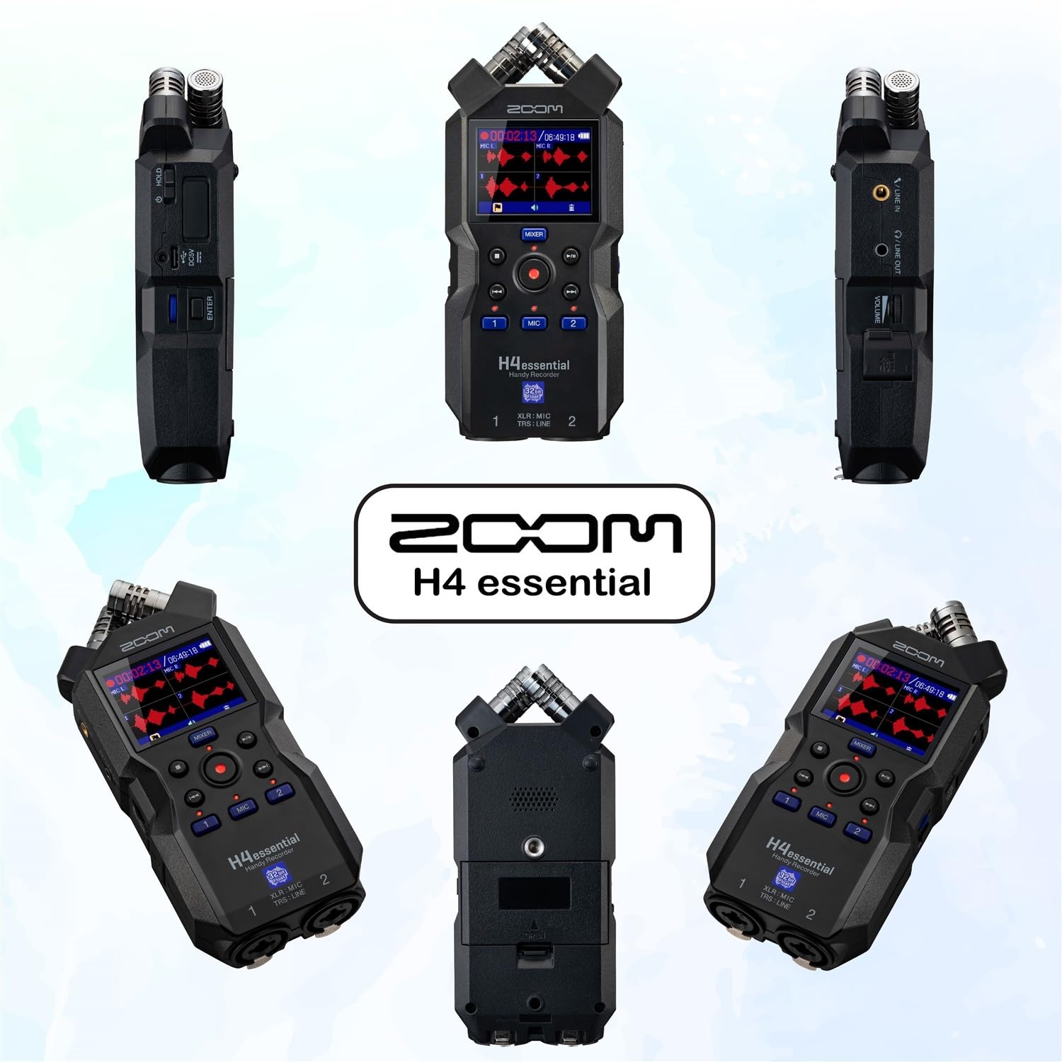 Amazon | Zoom H4essential ハンディレコーダー、ズームアクセサリー
