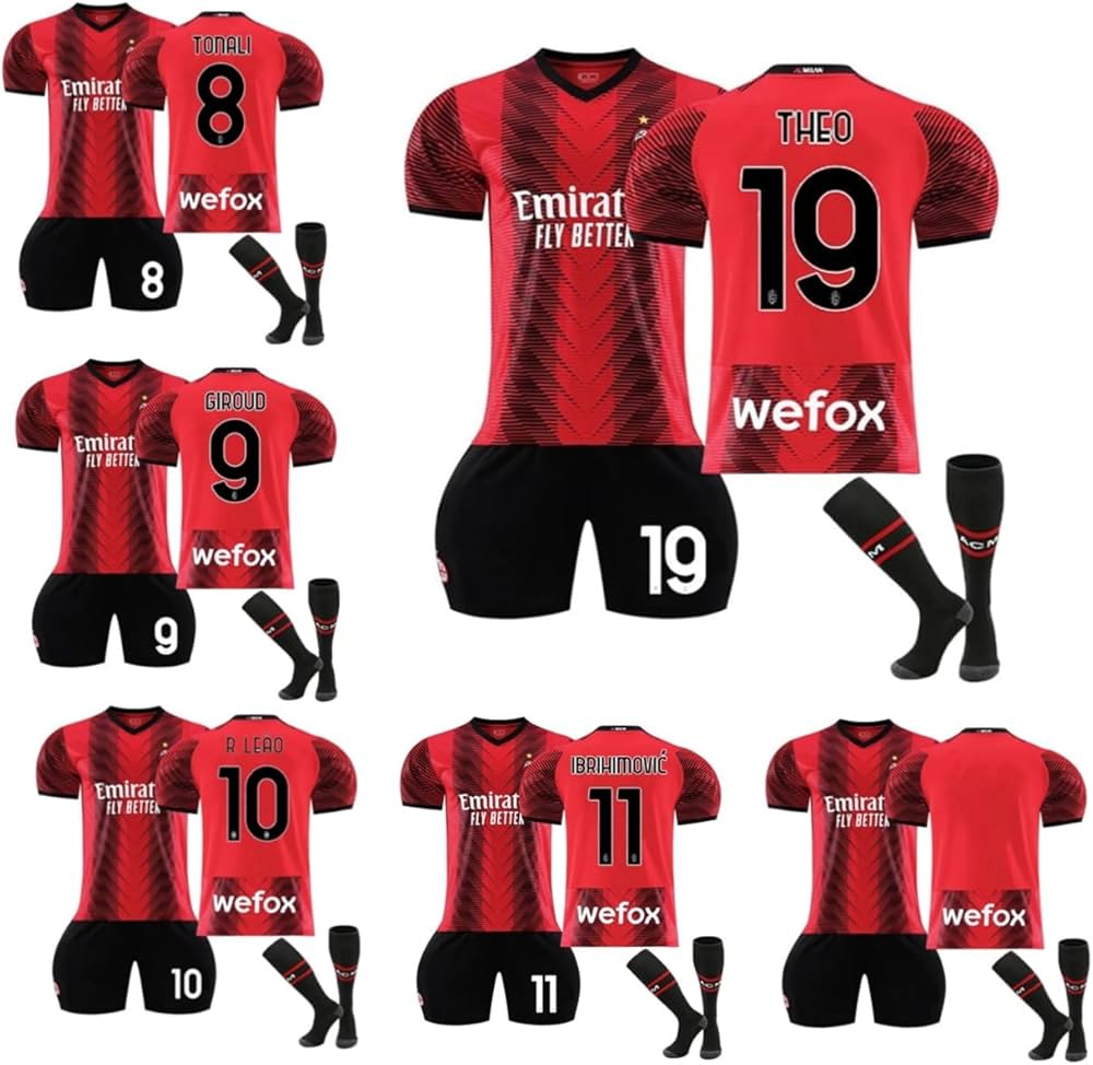 Amazon | 23-24 ACミラン サッカーユニフォーム ホーム オリビエ