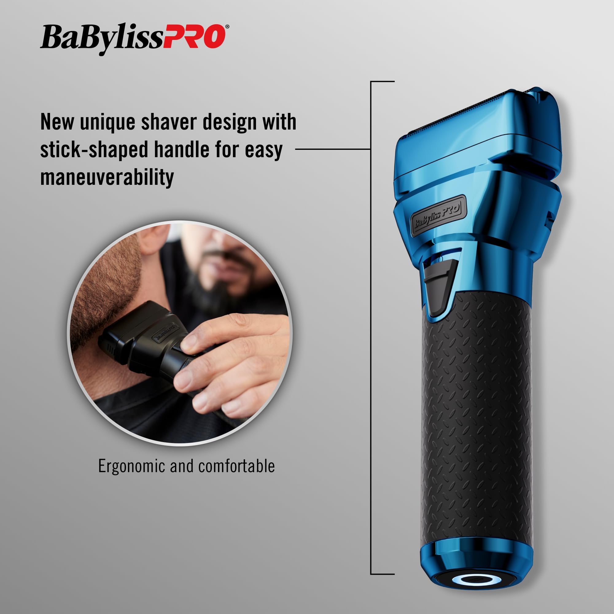 Amazon | BaBylissPRO FXONE BLUEFX ダブルホイルシェーバー