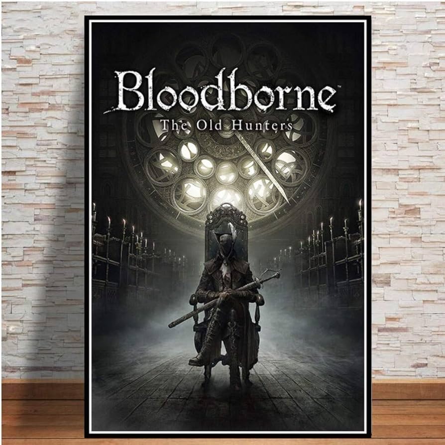Amazon.co.jp: ブラッドボーンハンタービデオゲームポスターウォール