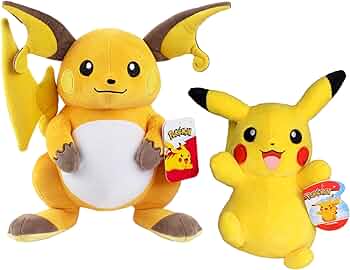 Amazon.co.jp: ポケモン 12インチ ライチュウ & 8インチ ピカチュウ