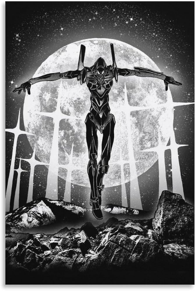 Amazon.co.jp: アニメポスター 新世紀エヴァンゲリオン キャンバス