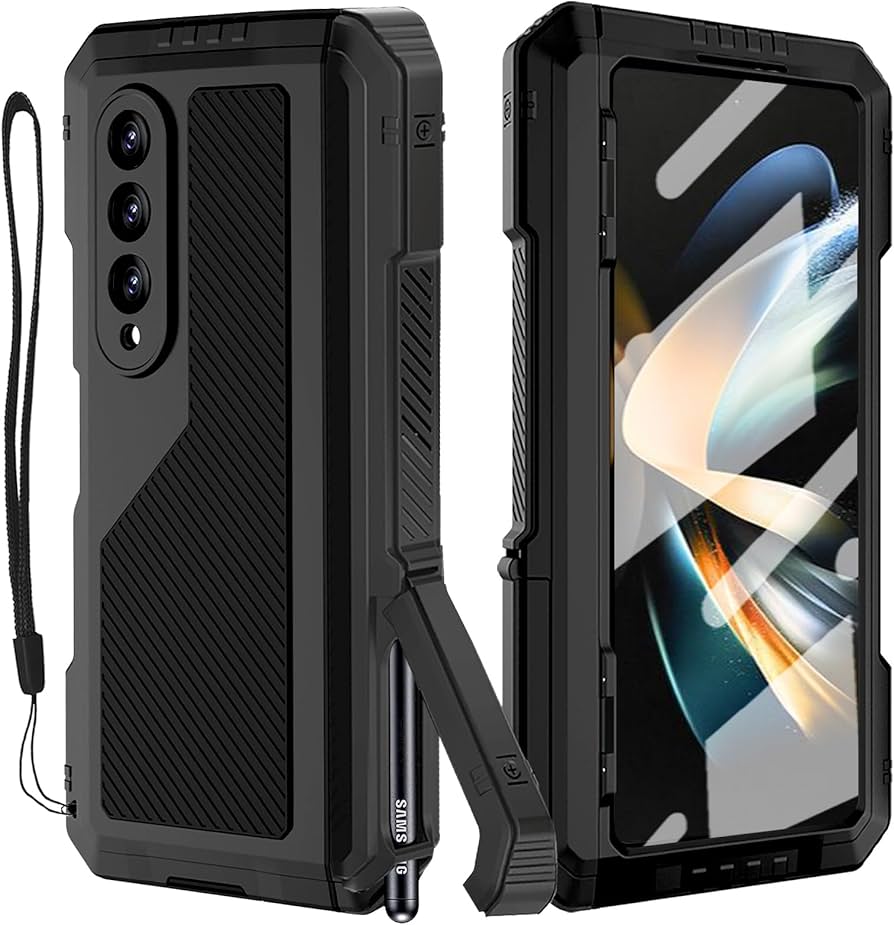 Amazon.co.jp: YQODSZ Samsung Galaxy Z Fold 4 メタルケース S