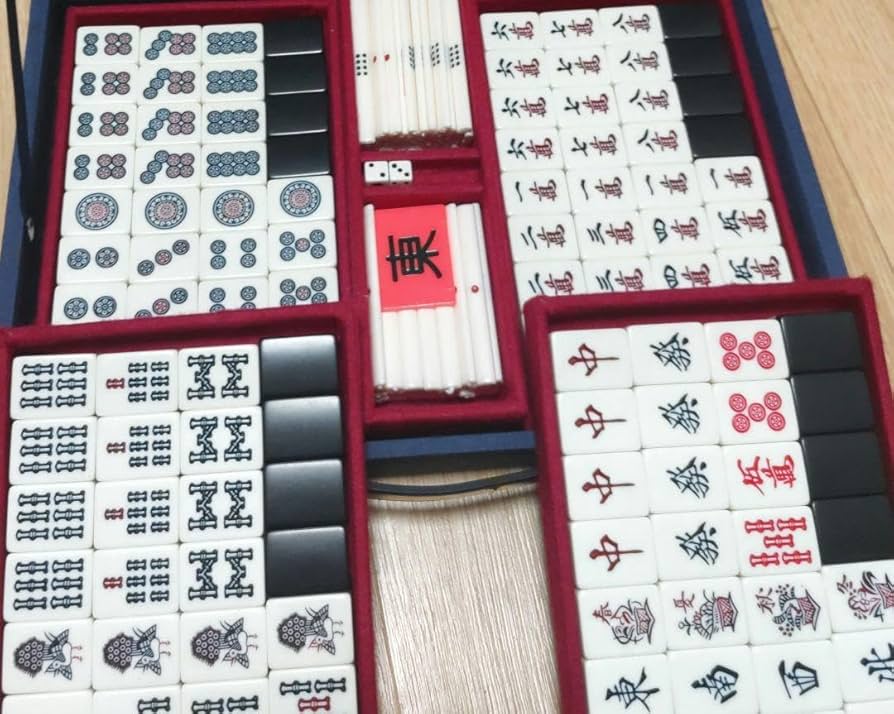 ☆極上・背黒☆ ミズノ 丸一 麻雀牌（MVC印）