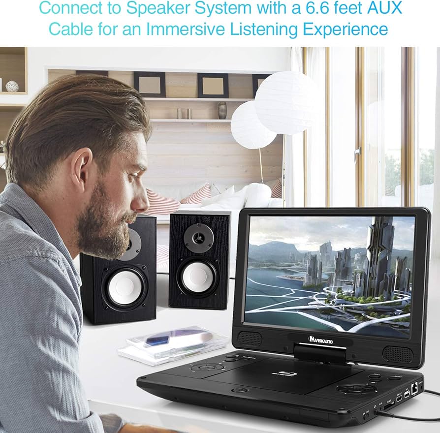 Amazon.co.jp: NAVISKAUTO 12インチ ポータブルブルーレイDVD