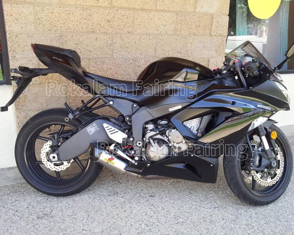 Amazon | モトボディキットニンジャ適用ZX6Rオートバイ13-18 適用ZX 6R