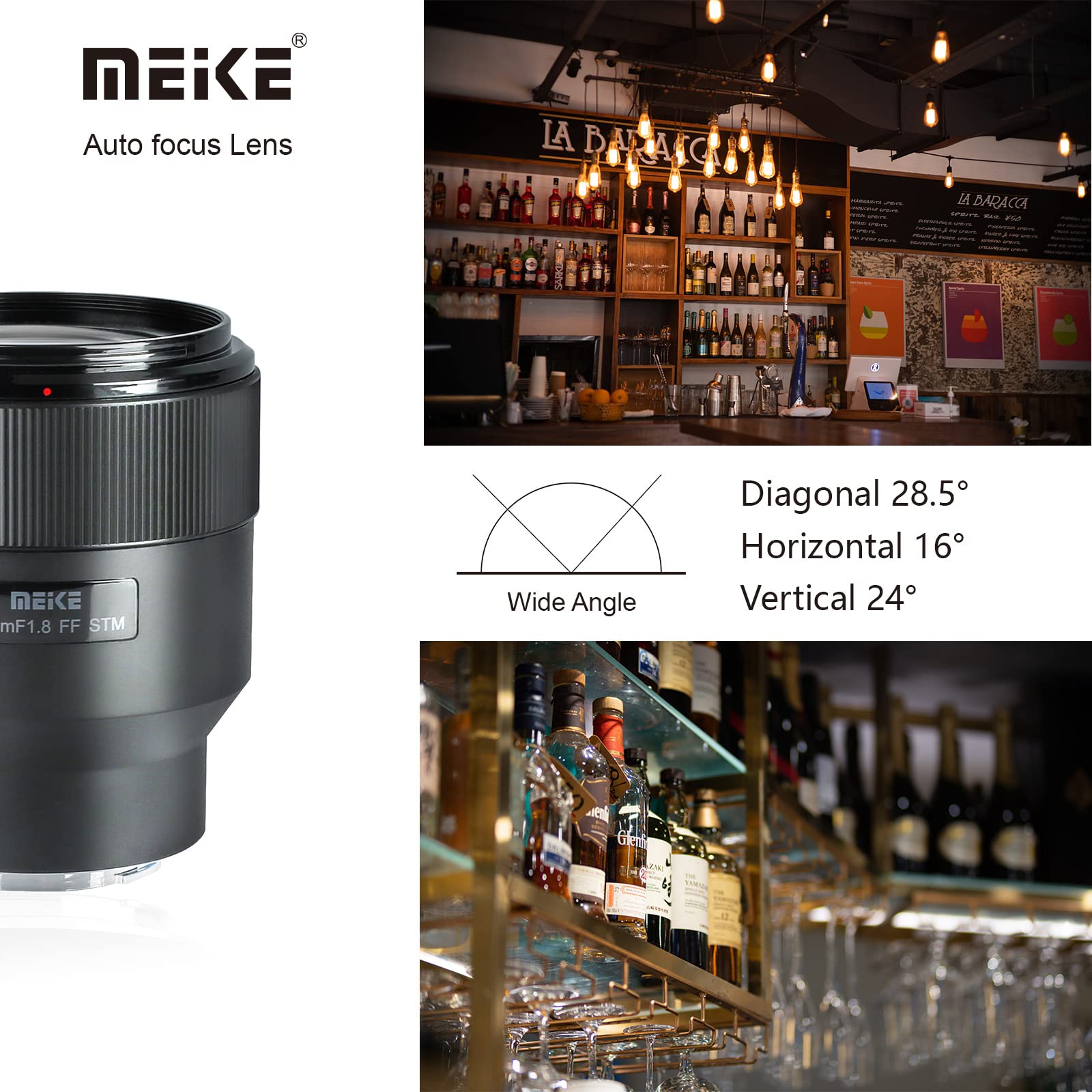 Amazon.co.jp: Meike 85mm F1.8 オートフォーカス ミディアム 望遠 STM