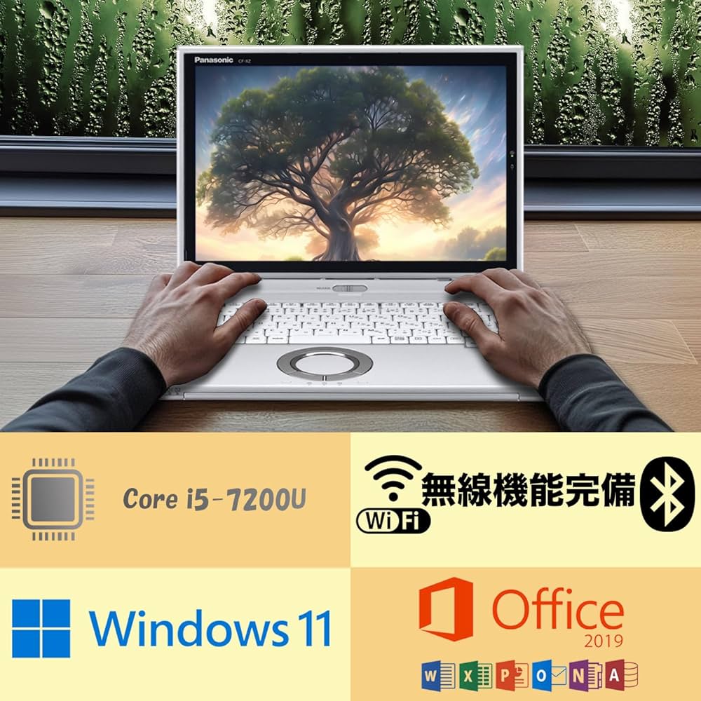 Amazon.co.jp: Panasonic LETS NOTE CF XZ6 2-in-1 Laptop, Black