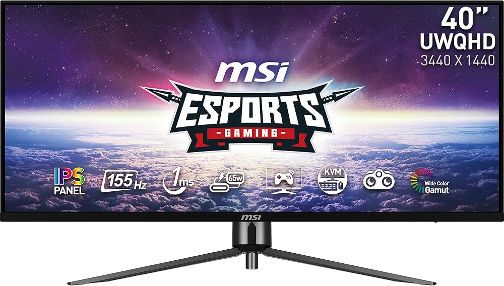 Amazon.co.jp: MSI MAG401QR, 40インチゲーミングモニター, UWQHD