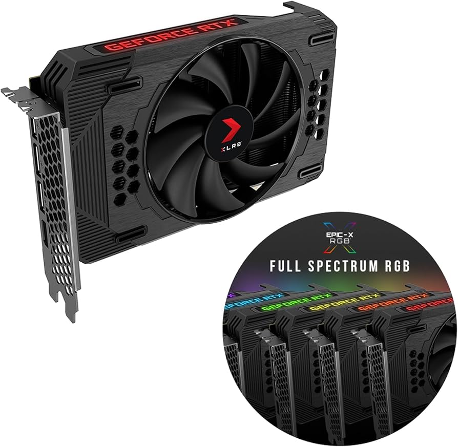 PNY GeForce RTX 3060 12GB XLR8 Gaming Revel Epic-X RGB Single Fan