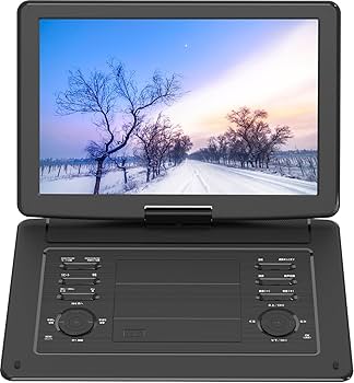 Amazon.co.jp: OVERTIME 15.6インチ フルセグ ポータブルDVDプレーヤー