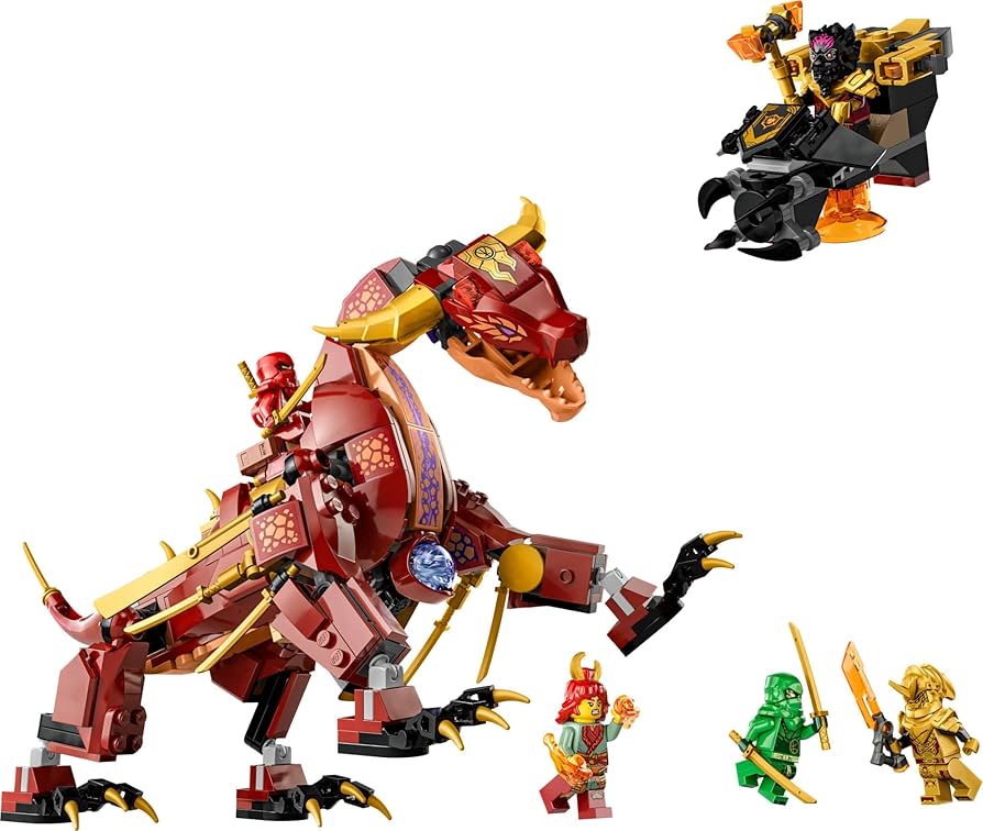 Amazon.co.jp: LEGO NINJAGO 熱波変形 溶岩龍 71793 ビルディング