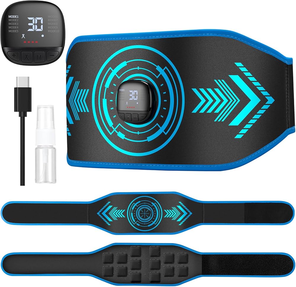 Amazon.co.jp: AQielev EMS 腹筋ベルト【2025腹筋強化最適解・消費