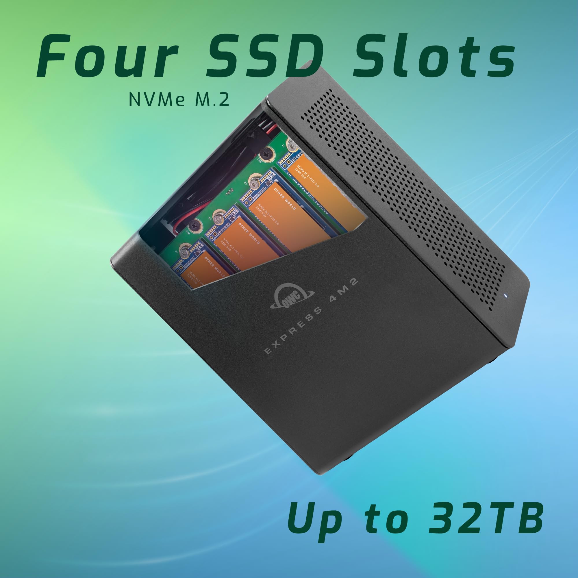 Amazon.co.jp: OWC Express 4M2 4スロット M.2 NVMe SSDエンクロージャ