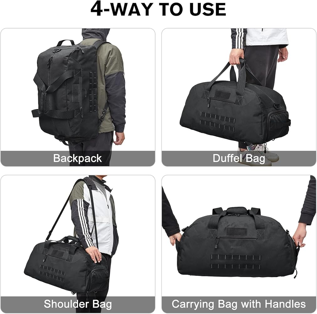 Amazon.com | G4Free 70L Large Tactical Duffle Bag Men Sports Gym