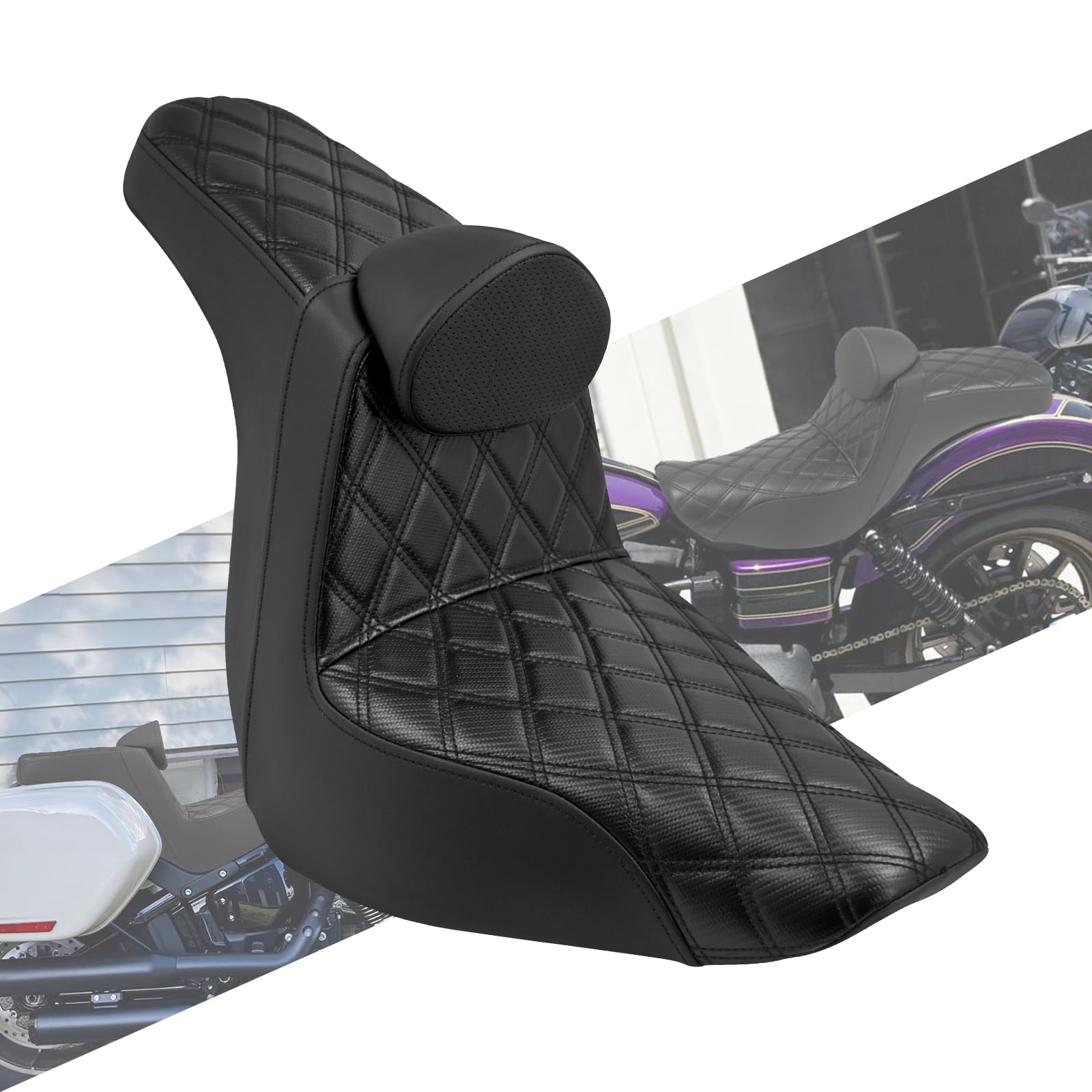 Amazon | HCmotorku バイク シート タンデムシート ピリオンシート