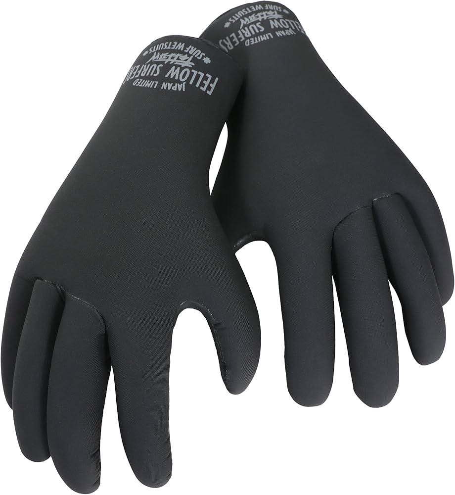 Amazon | FELLOW サーフグローブ 3mm 保温 起毛 サーフィン ダイビング