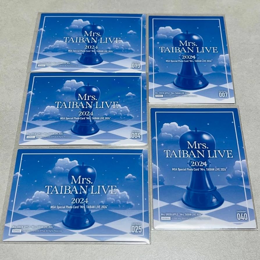 Amazon.co.jp: ミセス 対バンライブ フォトカード 若井滉斗 5枚セット