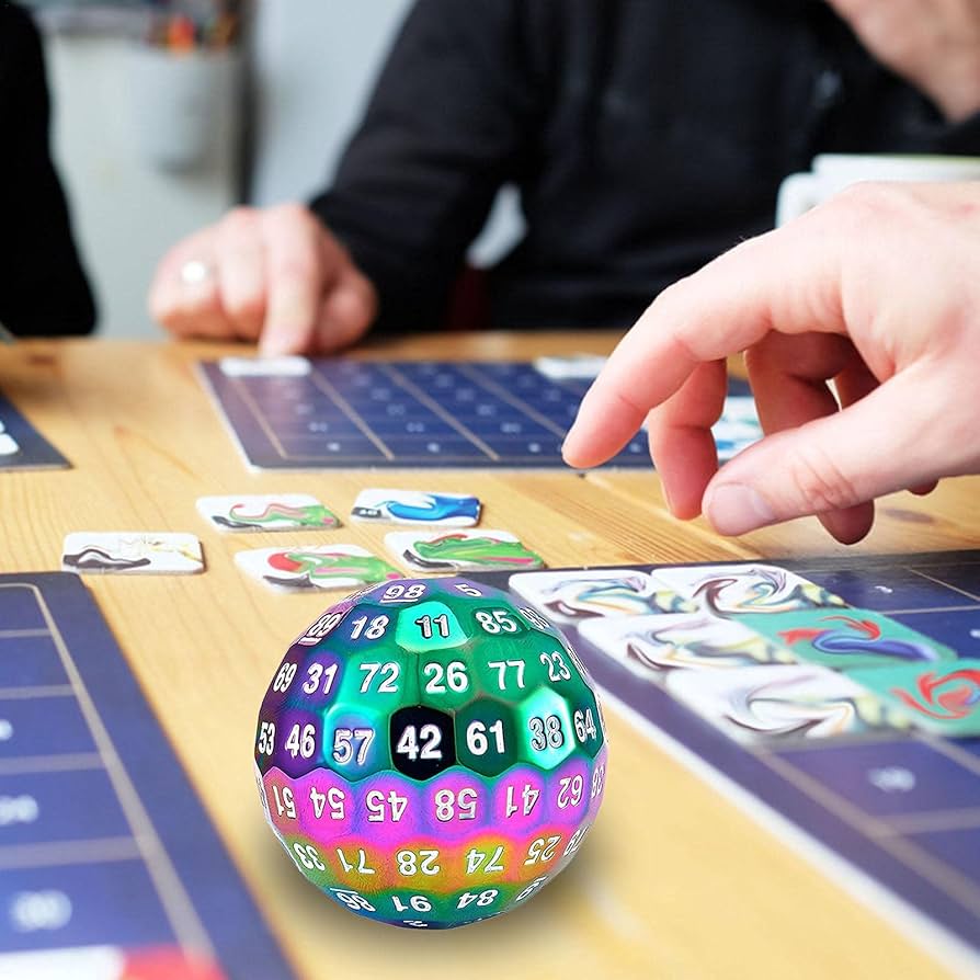 Amazon | 金属多面体ダイス100面ダイス 100面サイコロ 、亜鉛合金金属