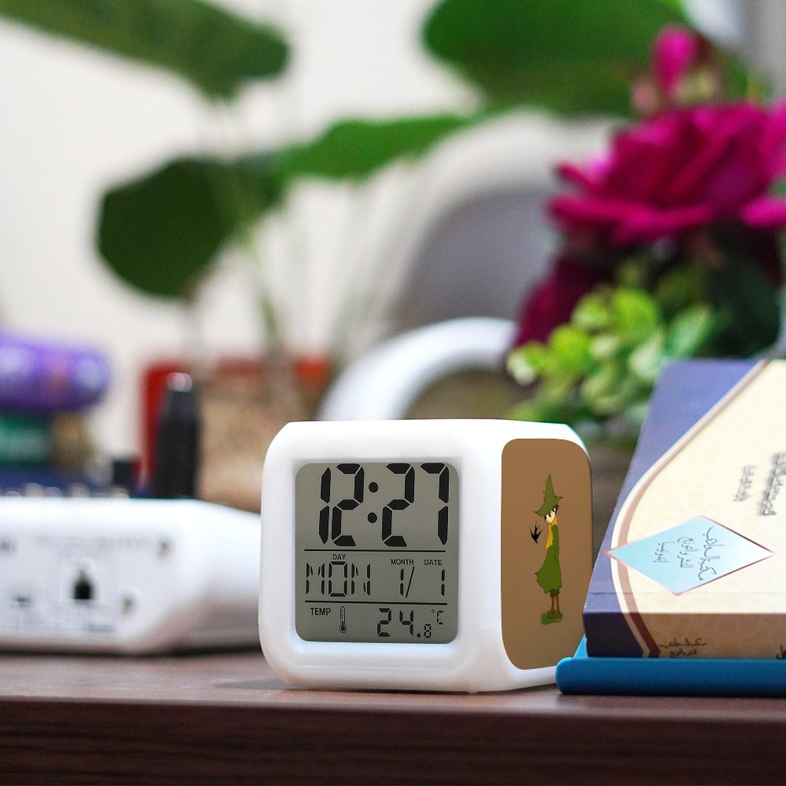 Amazon.co.jp: ムーミン スナフキン 目覚まし時計 アナログ 大音量