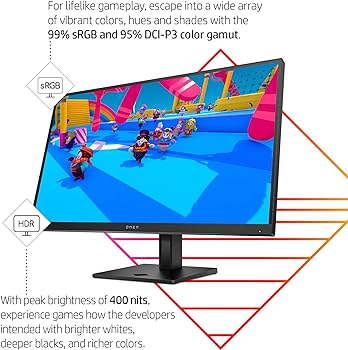Amazon.co.jp: HP OMEN 27q QHD 165Hz Gaming Monitor, QHD Display