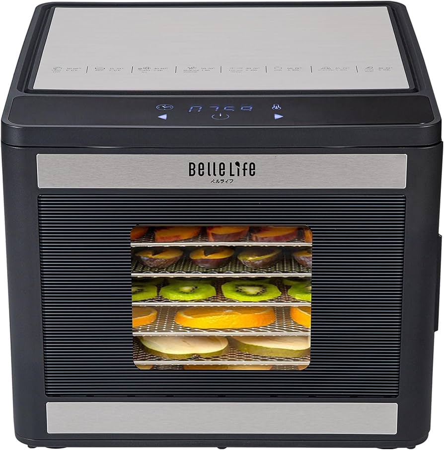 Amazon.co.jp: BelleLife フードドライヤー 6層大容量 食品乾燥機 野菜