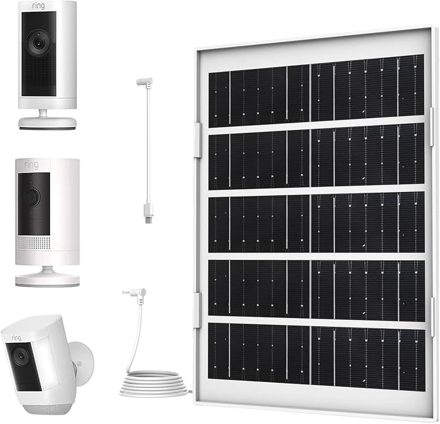 Amazon.com : Ring Solar Panel for Stick Up Cam, Spotlight Cam