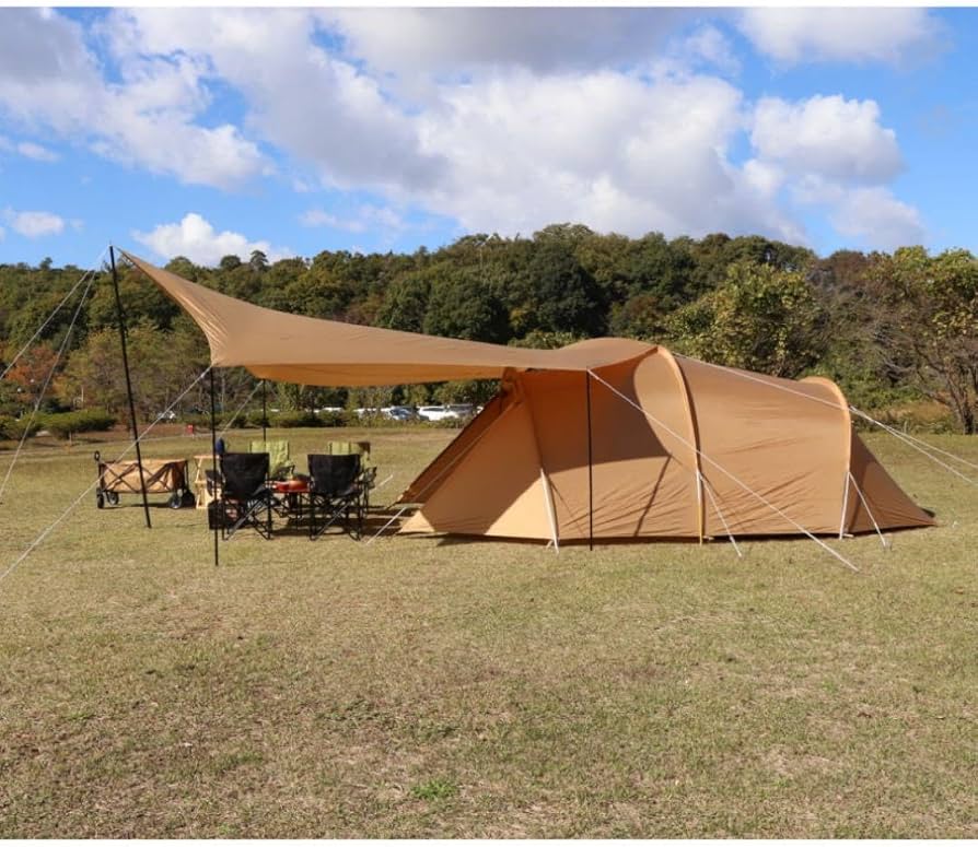 Amazon.co.jp: IGNIO イグニオ トンネルテント ヘキサゴンタープセット