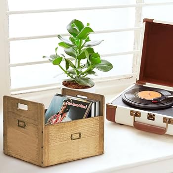 Amazon.co.jp: KIRIGEN レコードケース LP用 レコードボックス