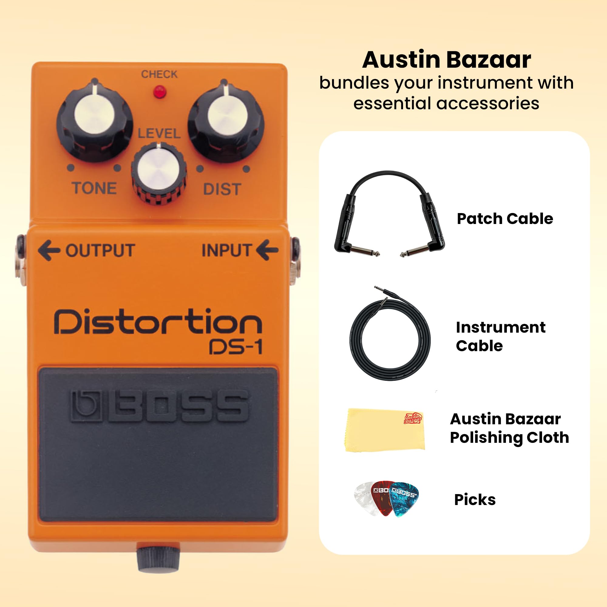 Amazon | Boss DS-1 ディストーションペダルバンドル インストルメント