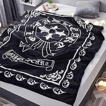 Amazon｜Geyaziu クロムハーツ 毛布 ブランケット ひざ掛け 敷きパッド