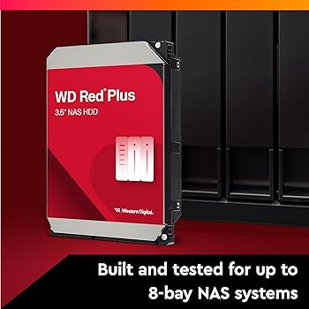 Amazon.com: Western Digital 4TB WD Red Plus NAS Internal Hard