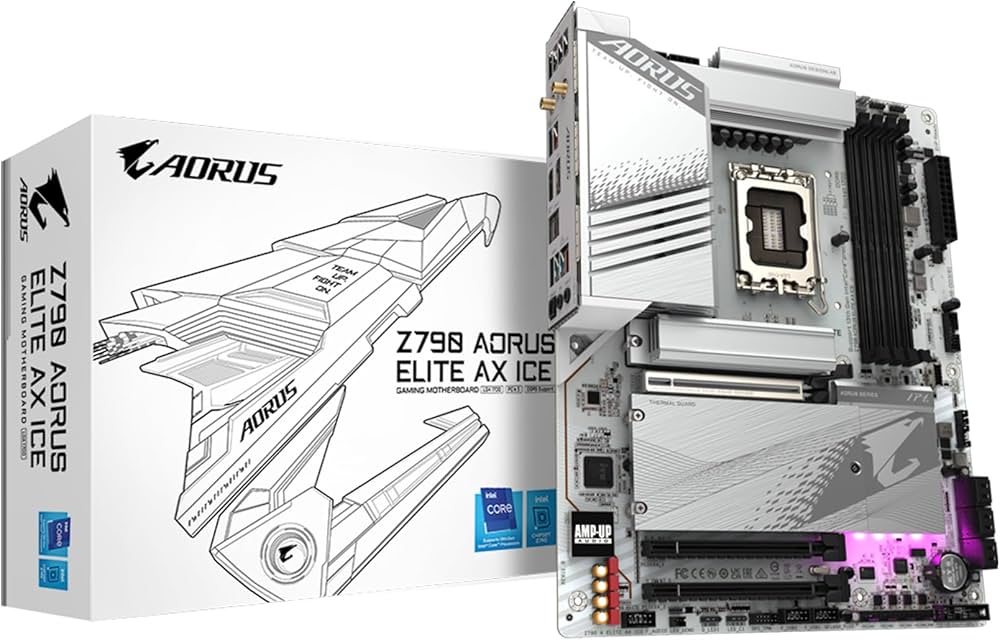 Amazon | GIGABYTE Z790 AORUS ELITE AX ICE ホワイト基板採用 intel