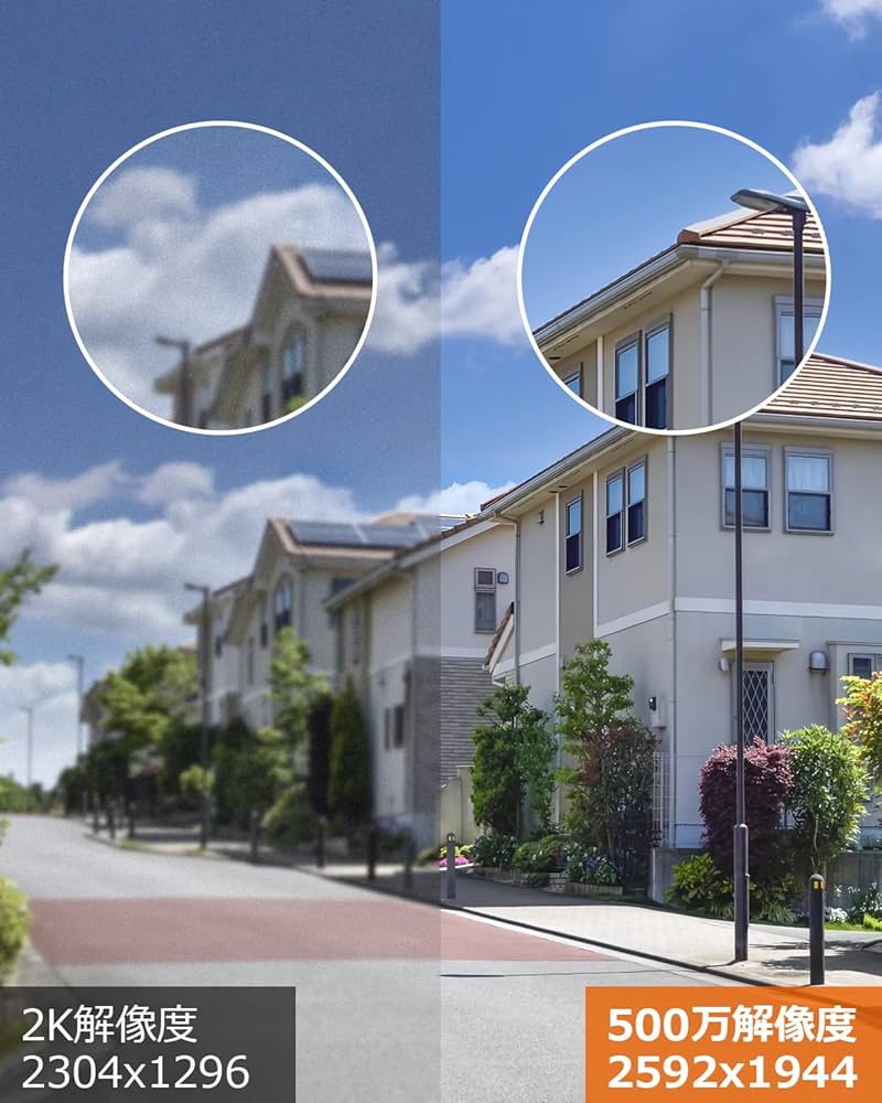 Amazon.co.jp: 「高速デジタル500万超高画素・Alexa対応防犯カメラ