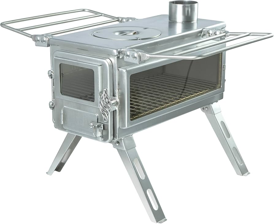 Amazon.com: Winnerwell Nomad View Small Tent Stove | Portable Tiny