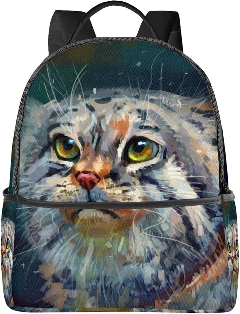Amazon.co.jp: リュック デイパック リュックサック 猫 絵画 アート