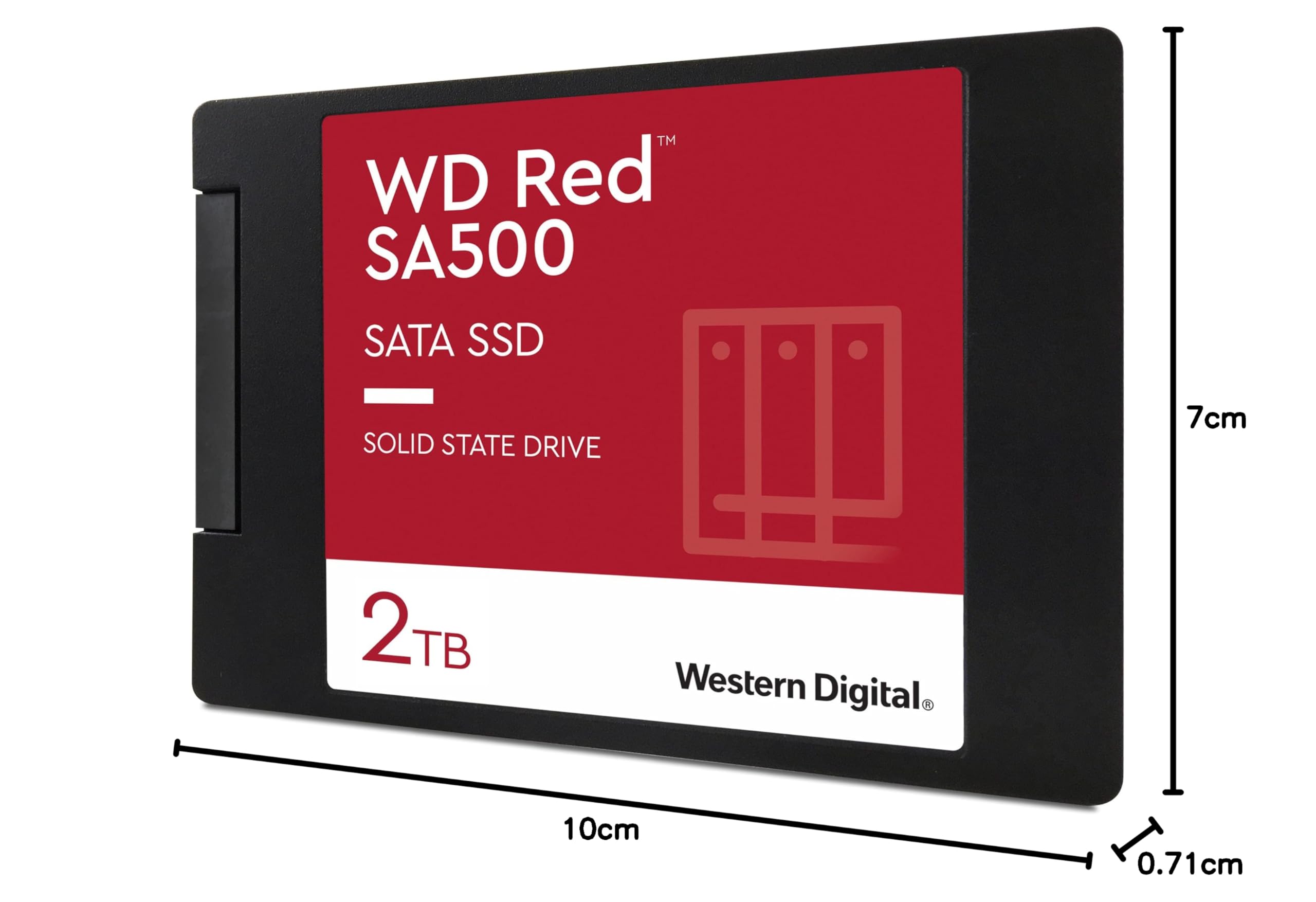 Amazon | WD Red SA500 2TB NAS SATA SSD 2.5インチ。 | ウエスタン