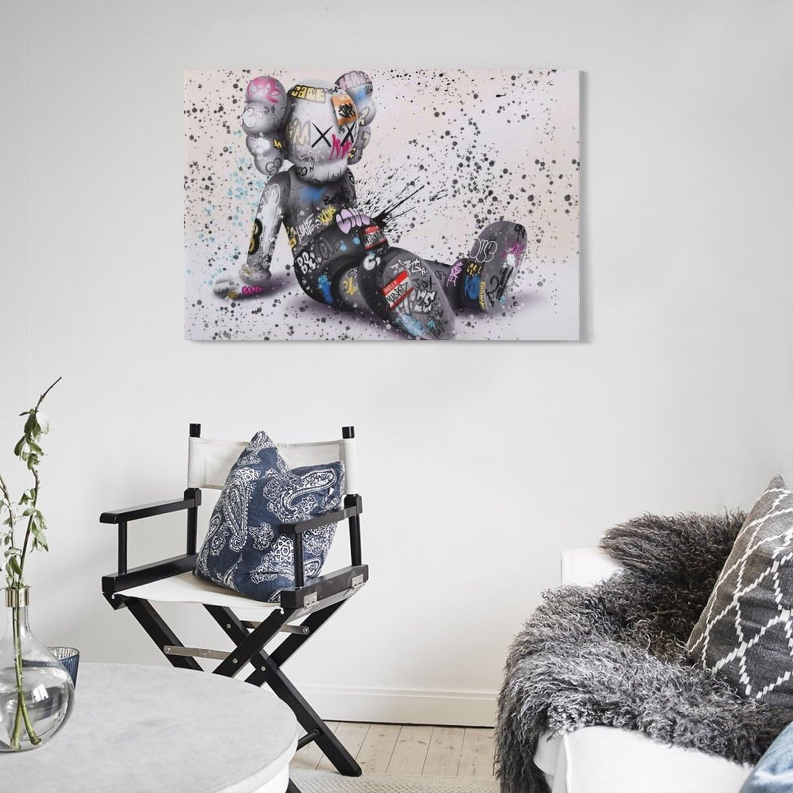 Amazon.co.jp: カウズ ポスター キャンバス アートパネル アートパネル