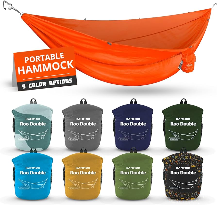 Amazon.com: KAMMOK: Roo Double Hammock | Made from Strong & 100
