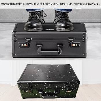 Amazon.co.jp: YASICA アタッシュケース アルミツールケース トレカ