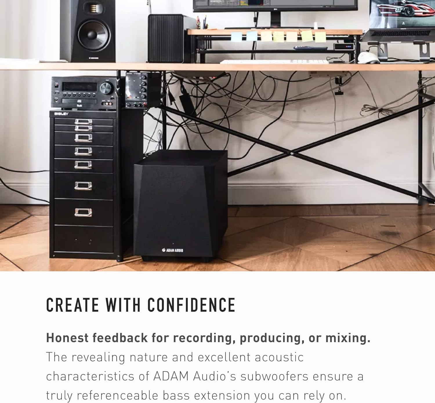 Amazon | ADAM Audio アクティブ・サブウーファー 1台 アダム