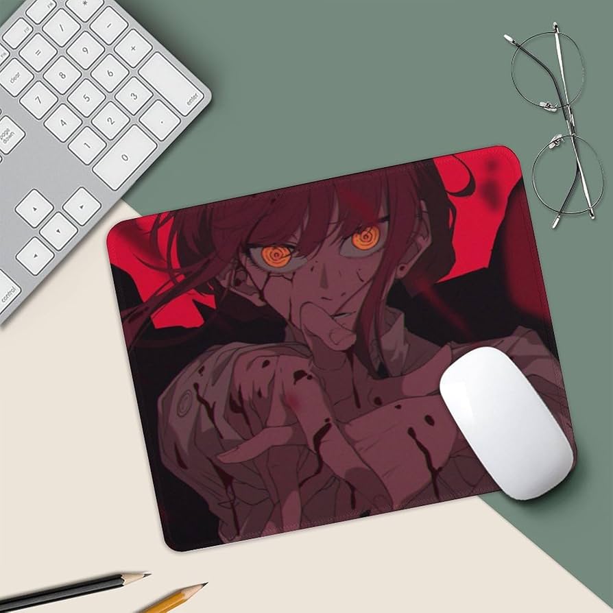 Amazon.co.jp: マウスパッド ゲーミング チェンソーマン マキマ