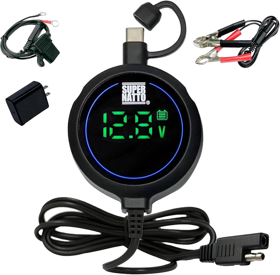 Amazon.co.jp: スーパーナット スマホ用のモバイルバッテリーでバイク