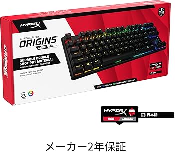 Amazon.co.jp: ハイパーエックス(HyperX) 【日本語配列】Alloy Origins