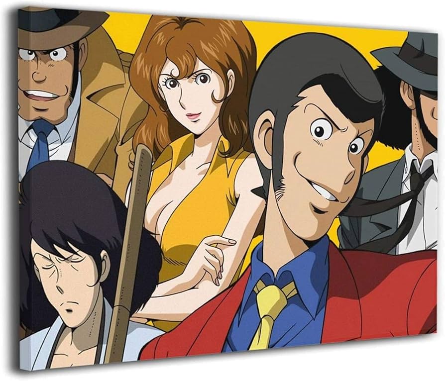 Amazon.co.jp: ルパン三世 油絵 ポスター アートパネル 装飾画 人気