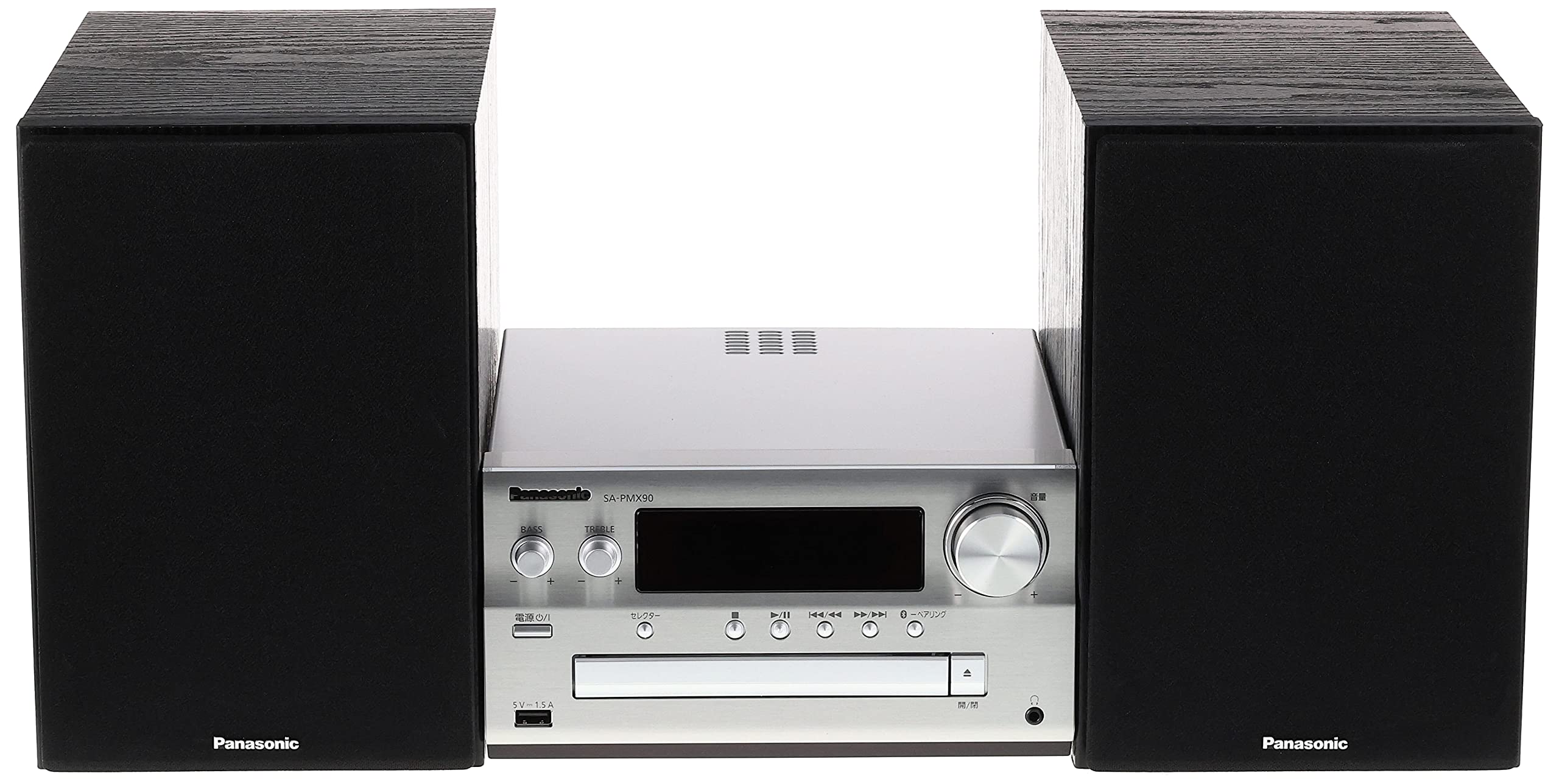 Amazon.co.jp: Panasonic SC-PMX90-S Mini Compo Stereo System, FM/AM