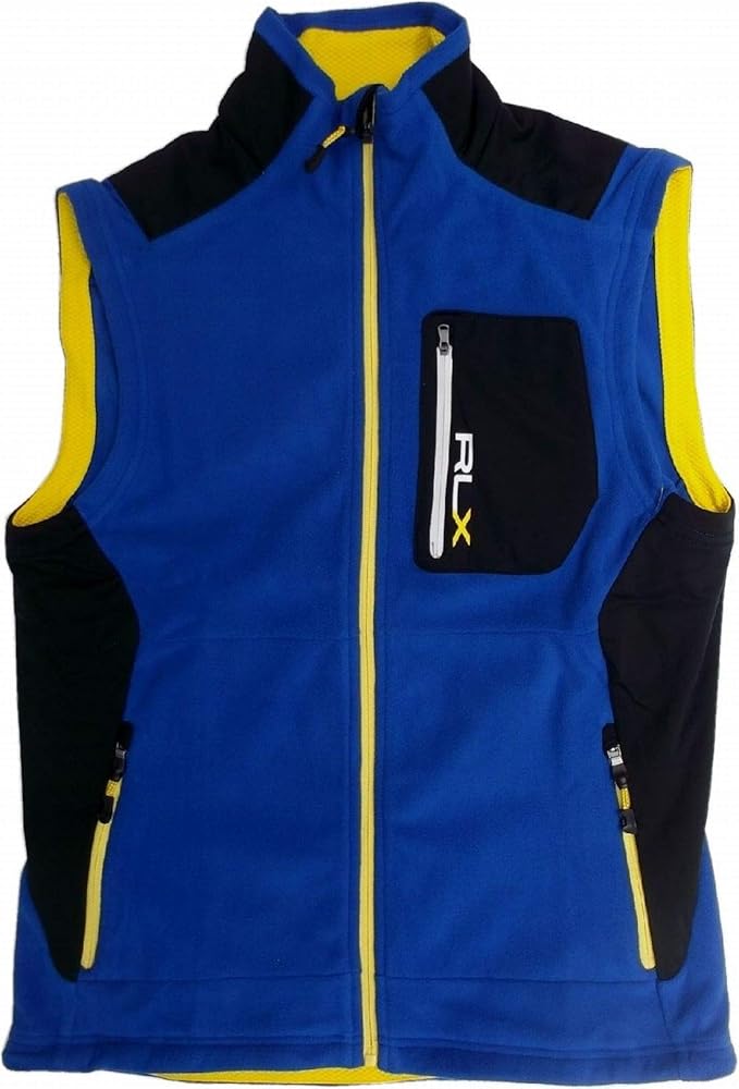 Amazon.co.jp: (RLX ラルフローレン) フリースベスト ブルー RLX Ralph