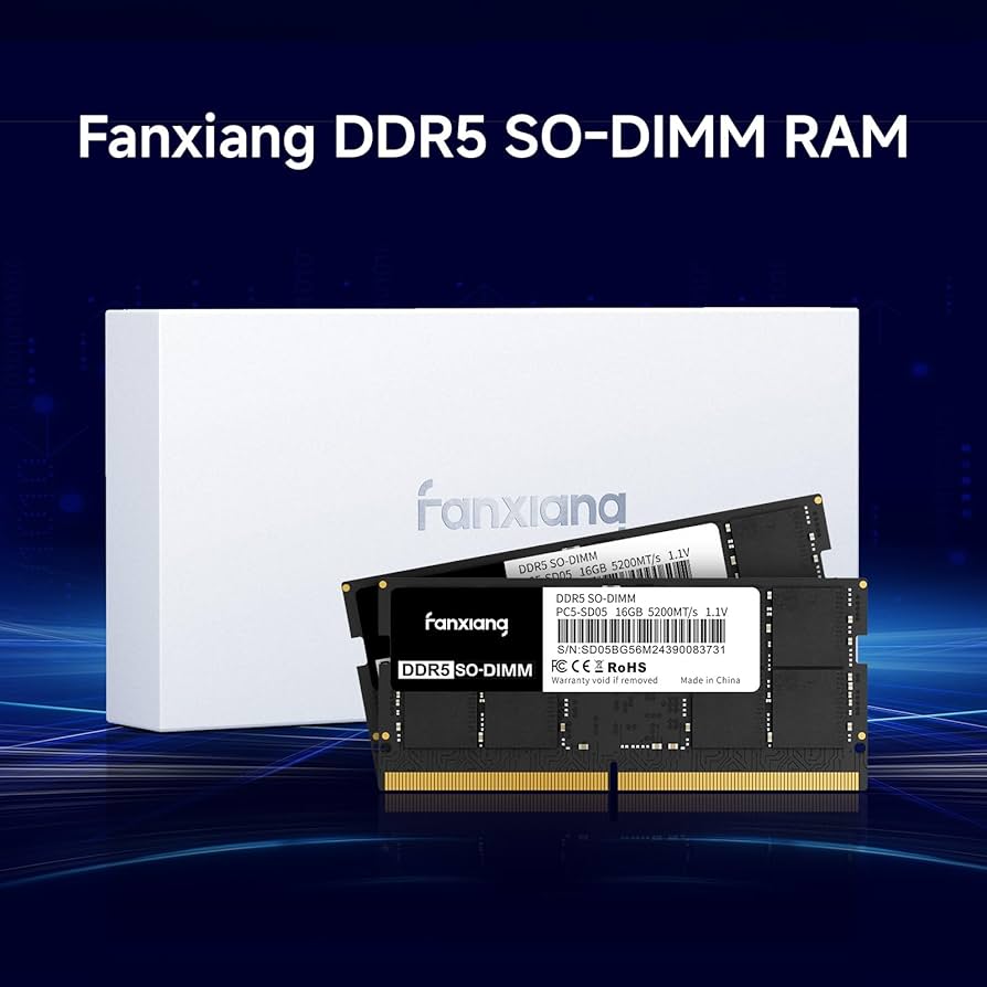 Amazon.co.jp: Fanxiang DDR5 64GB(2x32GB)5600MHz RAM ノートPC用